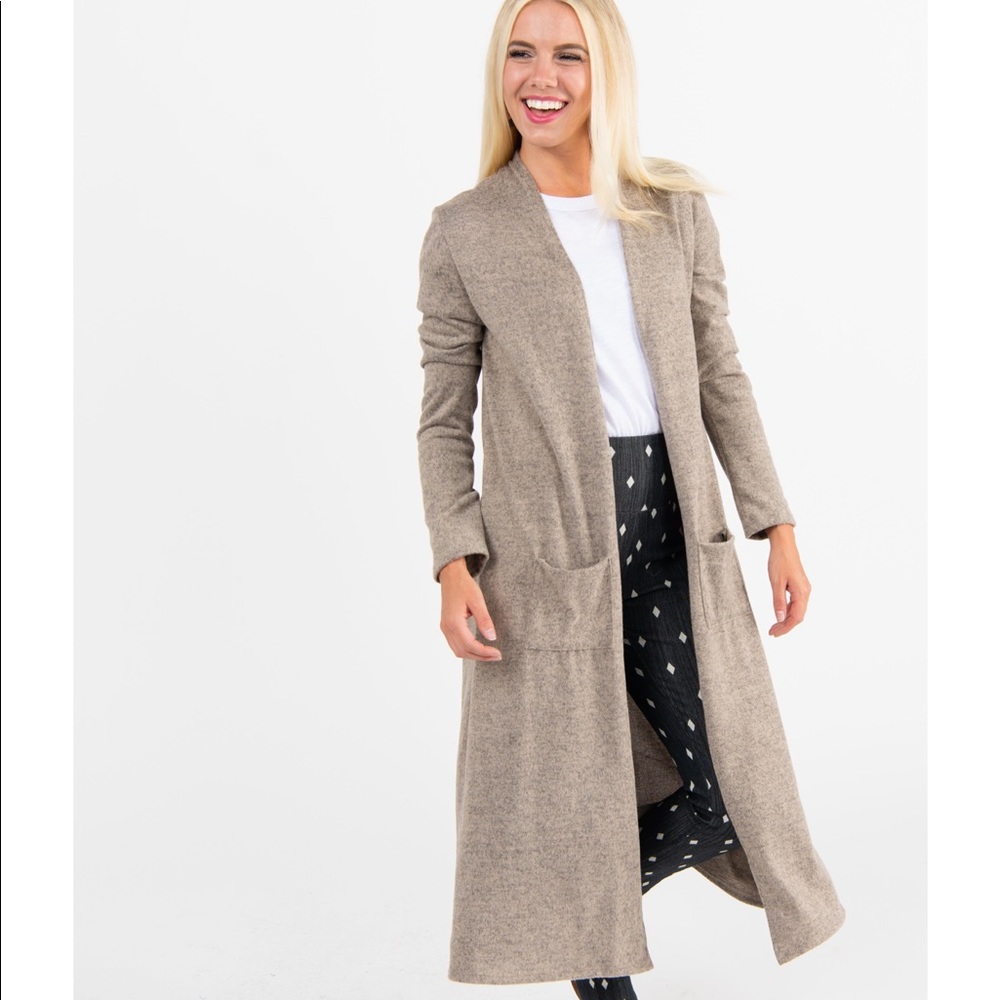 Brushed Taupe Duster